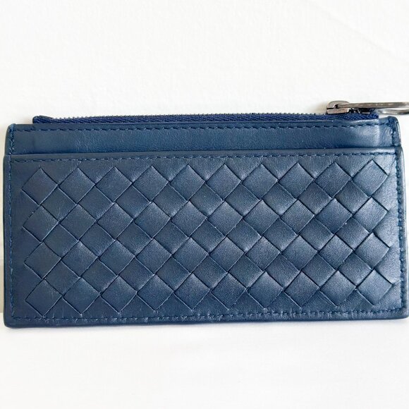 Bottega Slim Card Wallet Navy - Picture 3 of 8
